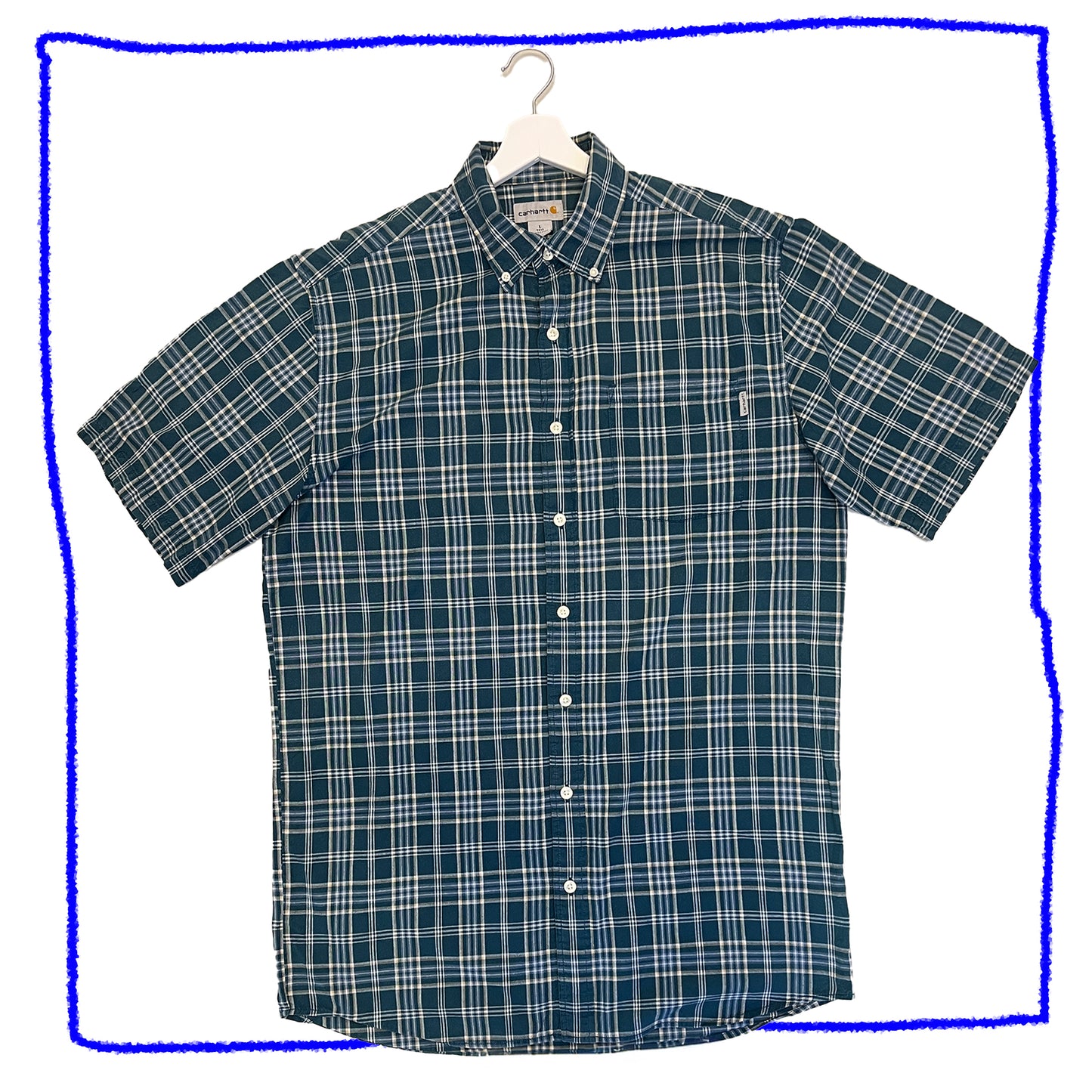 Carhartt flanellmustriga särk